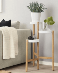 Ikea satsumas Plant stand displayed aesthetically