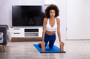Iyengar Yoga with blocks