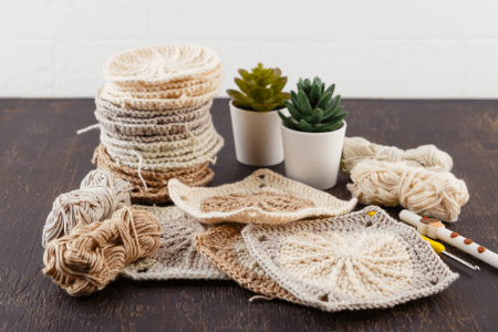 crochet table mats